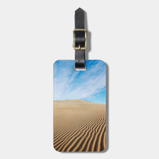 Mesvrij Flats Sand Dunes Bagagelabel (Voorkant verticaal)