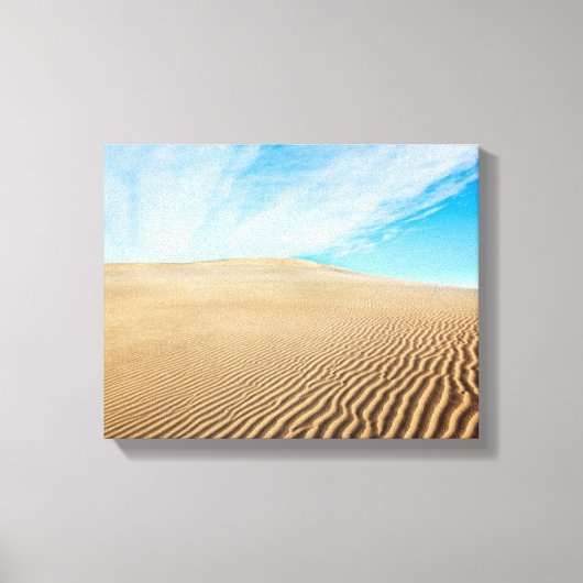 Mesvrij Flats Sand Dunes Canvas Afdruk (Voorkant)