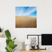 Mesvrij Flats Sand Dunes Poster (Thuiskantoor)