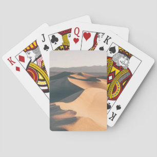 Mesvrij Sand Dunes in Death Valley Pokerkaarten