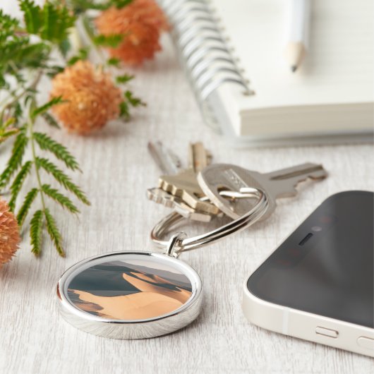 Mesvrij Sand Dunes in Death Valley Sleutelhanger (Zijkant)