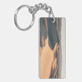 Mesvrij Sand Dunes in Death Valley Sleutelhanger (Voorkant Links)