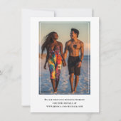 Met 2 foto's Etherische Bloei Save The Date (Achterkant)