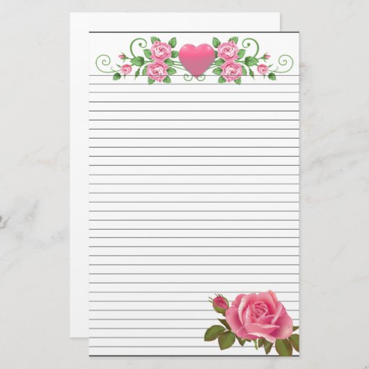 Met 5,5 x 8,5 inch bekleed papier (Voorkant / Achterkant)