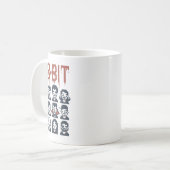 met 8 bits per vampier koffiemok (Voorkant links)