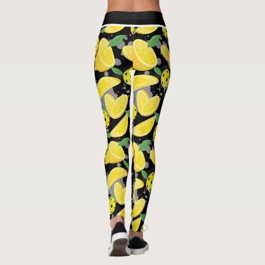 🍋 met aangepaste tekst 🍋 citroenpekelbal leggings (Achterkant)