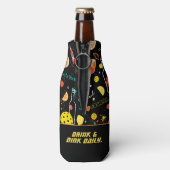 Met aangepaste tekst Dinks & 🍾 🥂 drinken - pickl Flesjeskoeler (Fles Achterkant)