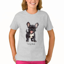 🐶Met aangepaste tekst, Frenchie puppy