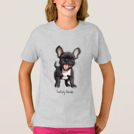 🐶Met aangepaste tekst, Frenchie puppy T-shirt