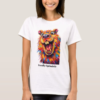 🐶Met aangepaste tekst, “Wildebras Optimistisch” C T-shirt