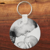 met afbeelding die je wilt aanpassen sleutelhanger (Voorkant)