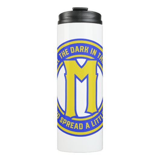 Met al het donker in de wereld. Tumbler Thermosbeker (Voorkant)