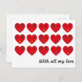 Met al mijn liefde 02 briefkaart (Voorkant / Achterkant)