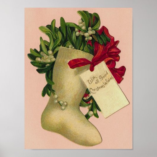 Met alle goede kerstwensen  opstarten poster (Voorkant)