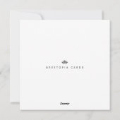 Met alle oprechte sympathie feestdagenkaart (Achterkant)