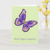 Met alle oprechte sympathie kaart (Gele Bloem)