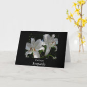 Met alle oprechte sympathie kaart (Gele Bloem)