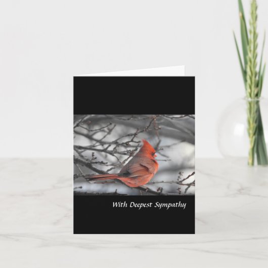 Met alle oprechte sympathie kaart (Voorkant)