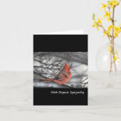 Met alle oprechte sympathie kaart (Gele Bloem)