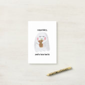 Met alle respect, je hebt boo'ed sticky notes (Op bureau)