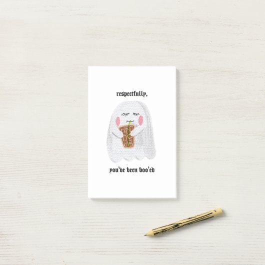 Met alle respect, je hebt boo'ed sticky notes (Op bureau)