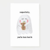 Met alle respect, je hebt boo'ed sticky notes (Voorkant)