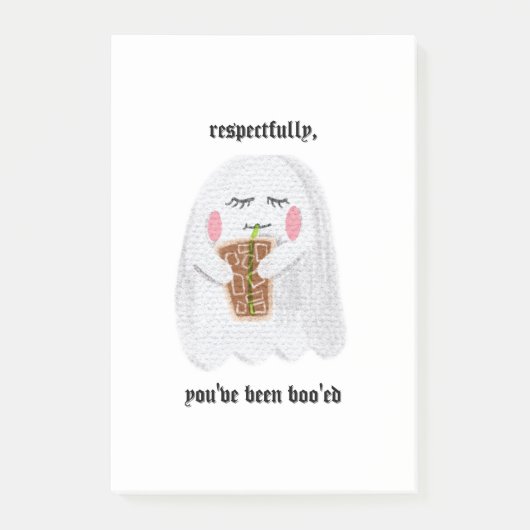Met alle respect, je hebt boo'ed sticky notes (Voorkant)