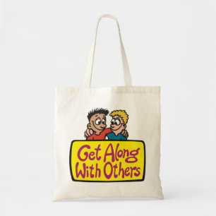 Met anderen opschieten Vriendschap en Eendracht Tote Bag