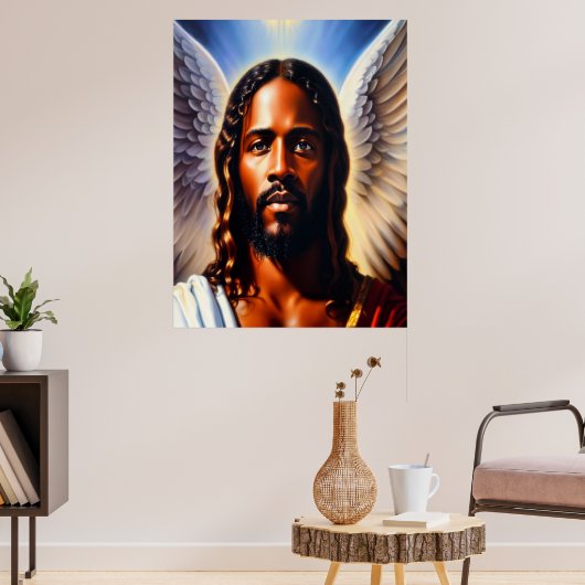 Met Angel Wings Christelijk Poster (Woonkamer 3)