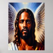 Met Angel Wings Christelijk Poster (Voorkant)