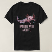 Met Axolotl Funny Salamander Humor Amphib T-shirt (Design voorkant)
