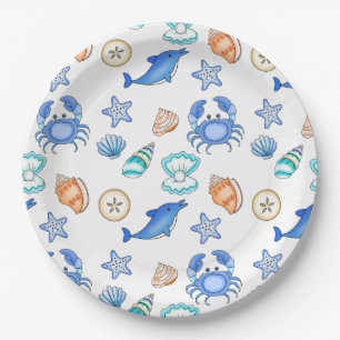 Met Baby shower of geboorte gelijkgestelde partij Papieren Bordje