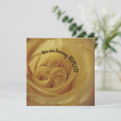 met Baby van Triplets Yellow Rose Kaart (Staand voorkant)
