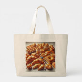 met bakthema grote tote bag (Achterkant)