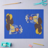 Met behulp van "got-Gelt-Chocolate-Coin-Grouping" Tissuepapier (Craft)