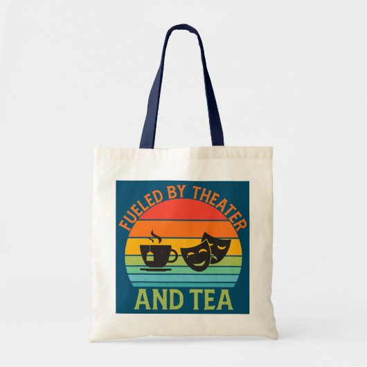 Met behulp van Theater en Tea Thespian Drama-leraa Tote Bag (Voorkant)