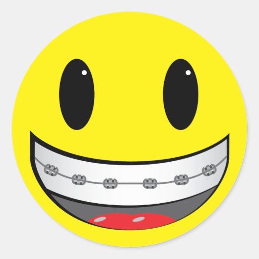 met beugels ronde sticker (Voorkant)