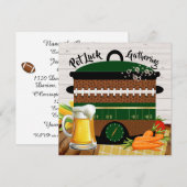 Met bier versie pot geluk / welke uitnodiging dan  (Voorkant / Achterkant)