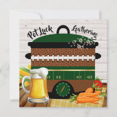 Met bier versie pot geluk / welke uitnodiging dan (Voorkant)