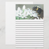 Met bijen bekleed briefpapier (Voorkant / Achterkant)