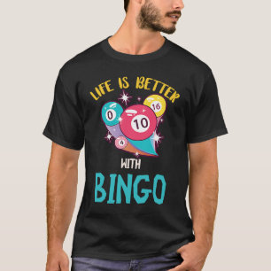 Met Bingo Gambling Lucky Bingo Player Game T-shirt