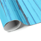 met blauw geweven hout cadeaupapier (Rol Hoek)