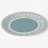 met blauw papieren bordje (Gekanteld)