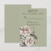 Met blijde harten RSVP kaartje (Voorkant / Achterkant)