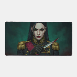 met bloed bevlekte barones bureaumat