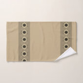 met bloemen bijgesneden patroon bad handdoek (Handdoek)