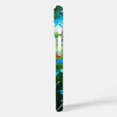 met bloemen gevulde lenteweide Case-Mate iPhone case (Achterkant / Links)