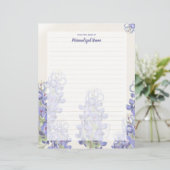 met bluebonnet gedempt bekleed papier (Staand voorkant)