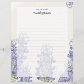 met bluebonnet gedempt bekleed papier
