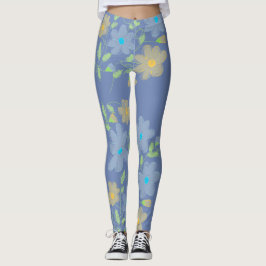 Met blues uitgedreven leggings